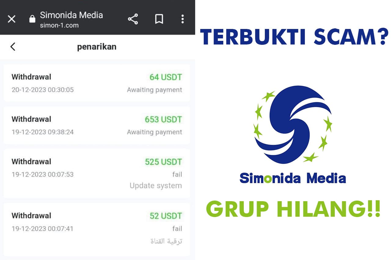 Total Kerugian Member Aplikasi Penghasil Uang Media Simonida Mencapai Ratusan Juta!
