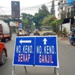 Ist. Penerapan Ganjil Genap di jalur wisata Kota Bandung. Foto. Sandi Nugraha.