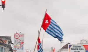 AMP Diduga Kibarkan Bendera Bintang Kejora dan Teriak Papua Bukan Merah Putih