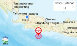 Gempa 5,5 Magnitudo guncang Kabupaten Pangandaran dan sekitarnya (28/12).