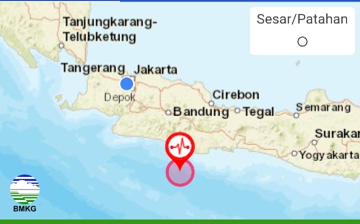 BREAKING NEWS! Gempa 5,5 M Guncang Pangandaran, Getaran Hingga Bandung