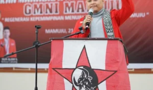 Ketua Umum DPP GMNI Arjuna Putra Aldino mengkritisi cara kampanye Calon Wakil Presiden Gibran Rakabuming Raka yang diketahui melibatkan anak-anak.