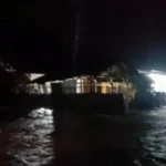 10 Rumah Terendam Banjir Hingga Akses Jalan Tertutup Karena Luapan Air Sungai Ciparigi. Foto Istimewa