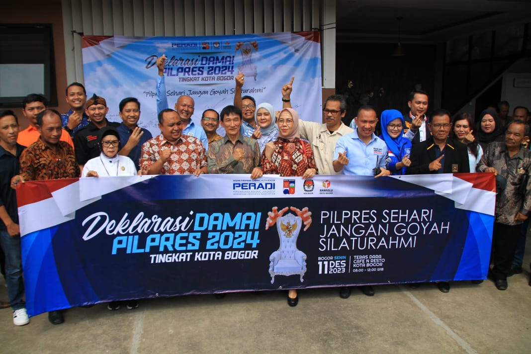 Panpel Sayangkan KPU dan Bawaslu Kota Bogor Absen dalam Deklarasi Damai Pilpres 2024
