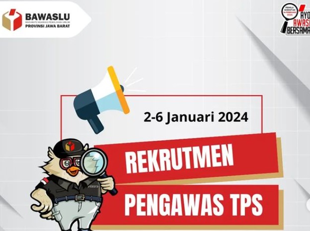 Ilustrasi Pendaftaran dan Syarat Pengawas TPS Pemilu 2024/ Tangkap Layar Instagram @bawaslu_jabar