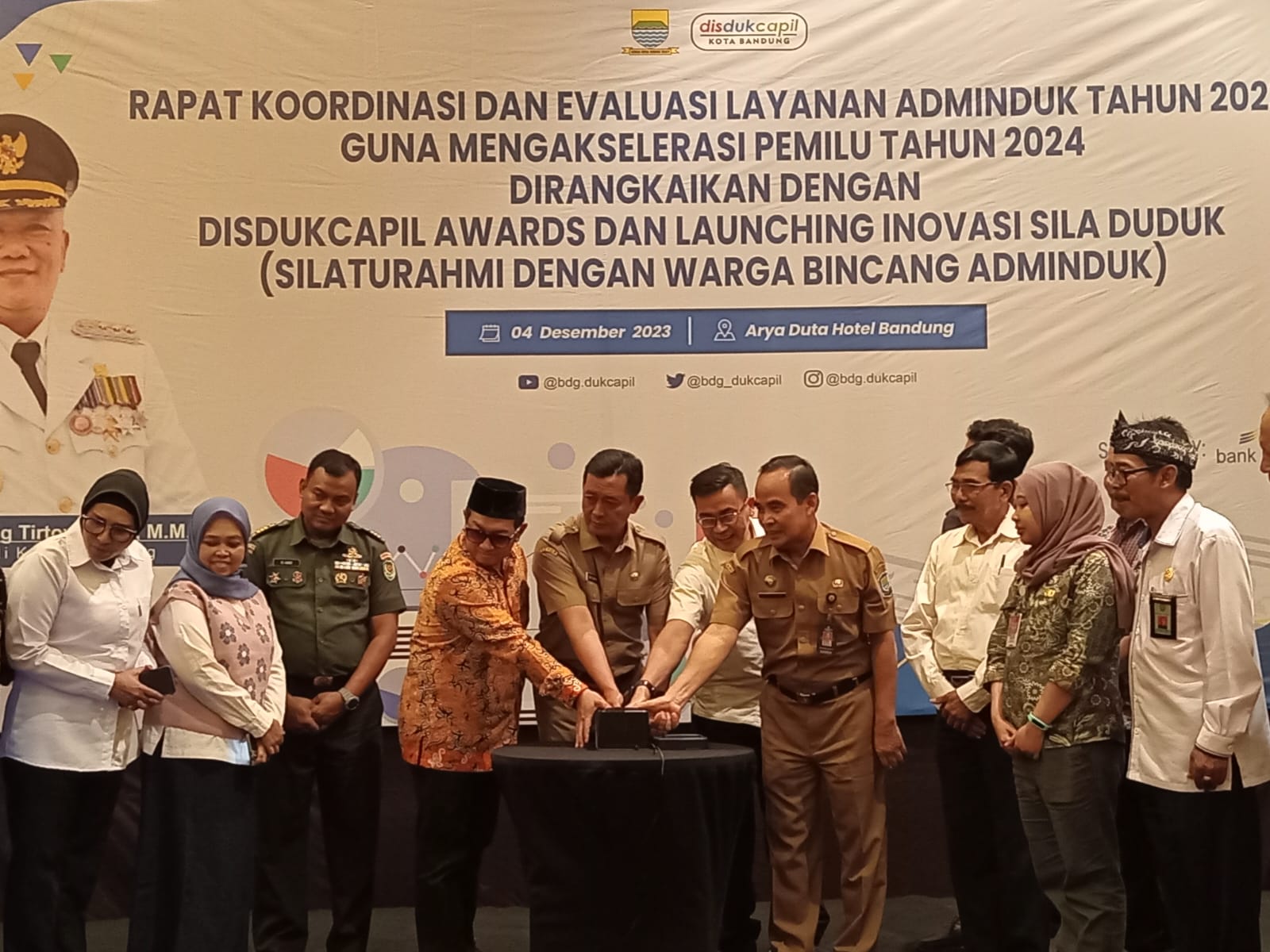 Launching Sila Duduk, inovasi terbaru Disdukcapil Kota Bandung