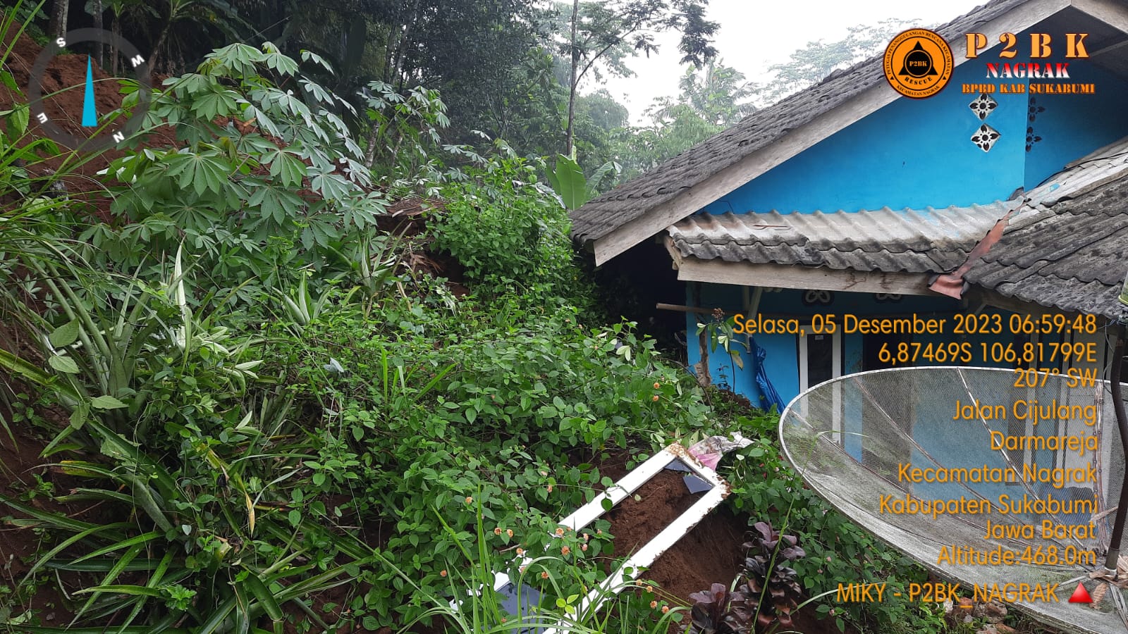 Longsor di Cibubuay Sukabumi Terjang Rumah Warga, Begini Kondisinya