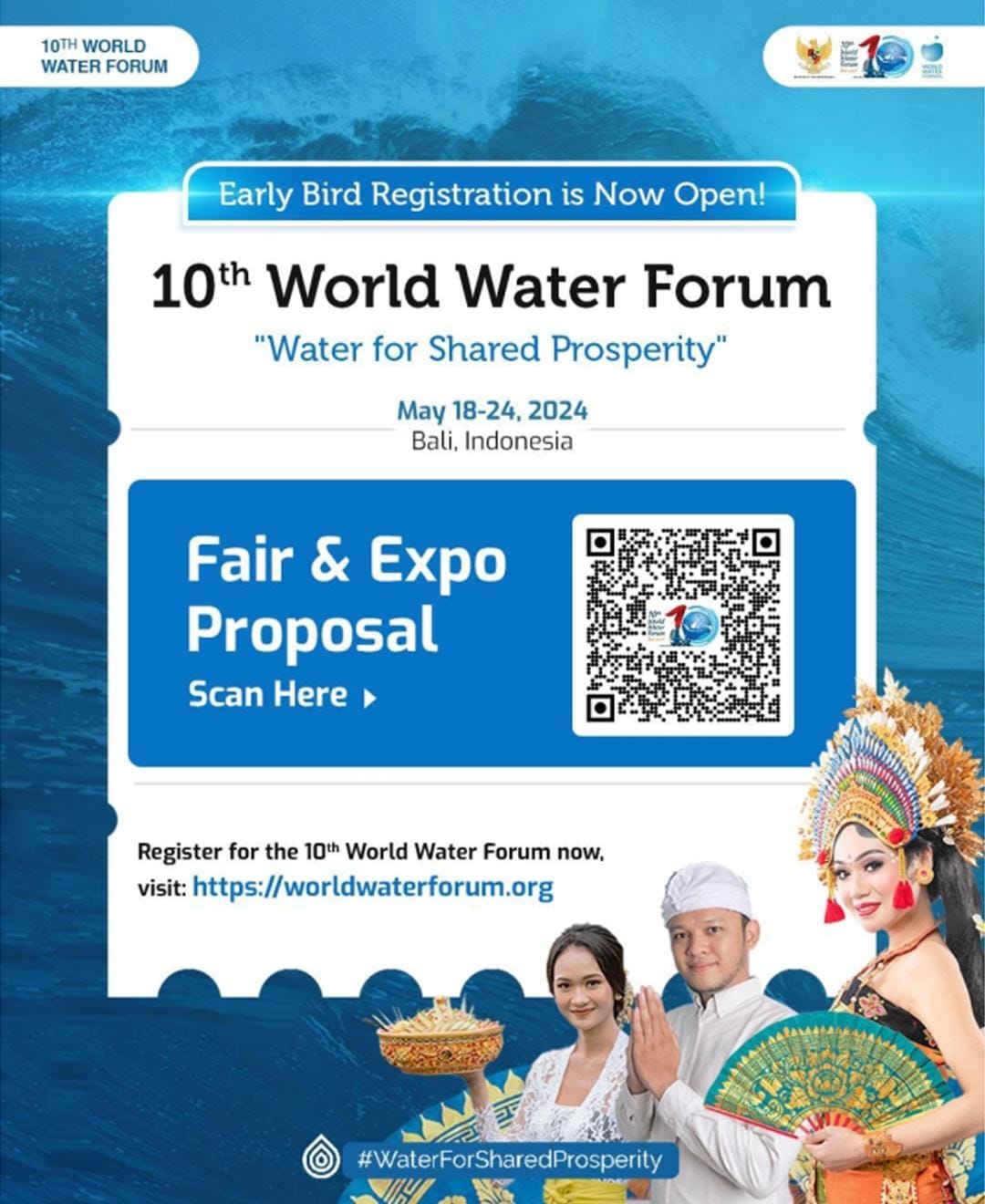 Indonesia Terpilih Sebagai Tuan Rumah World Water Forum 2024