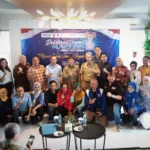 Jajaran Peradi Kota Bogor bersama Insan Pers dan perwakilan partai politik di Kota Bogor menggelar Deklarasi Damai Pilpres 2024, Senin (11/12).