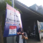 Doc. Pemasangan Alat Peraga Kampanye di Sebagian Ruas Jalan di Kota Cimahi (mong)