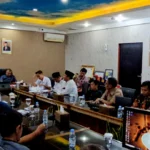 Pertemuan antara penggarap lahan Cijeruk dan PT BSS di Kantor ATR/BPN Kabupaten Bogor (15/12).