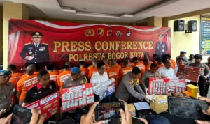 Jelang Akhir Tahun, 25 Tersangka Pengedar dan Bandar Narkoba Diamankan Polresta Bogor