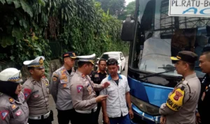 Gencarkan Ramp Check Bus dan Angkot, Satlantas Polresta Bogor Pastikan Sopir Bebas Alkohol