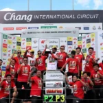 Pebalap Astra Honda Rheza Danica Ahrens berhasil menjadi juara ARRC musim 2023 kelas AP250 pada seri terakhir yang diselenggarakanan di Chang International Circuit, Buriram, Thailand (13/2).