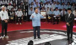Rangkuman Hasil Debat Pertama Capres 2024 Putaran Pertama, Prabowo: Pentingnya hukum, HAM, Pemberantasan Korupsi Dapat Mencegah Krisis