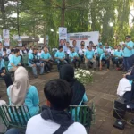 Deklarasi untuk Prabowo-Gibran dari gabungan simpul relawan Erick Thohir Jabar yang berlangsung di Kedai Selasih, Jalan Cukutra Baru, Kota Bandung, Sabtu 23 Desember 2023 sore.