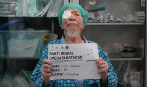 Sentra Abiyoso Cimahi memberikan operasi Katarak gratis di RSAU Dr. M. Salamun sebagai rangkaian lanjutan bakti sosial dalam rangka HKSN dan HDI Tahun 2023.