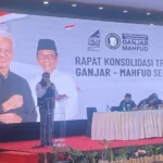 Ketua Tim Pemenangan Daerah (TPD) Ganjar Pranowo-Mahfud MD Jawa Barat (Jabar) Ono Surono menargetkan 40 persen suara untuk Ganjar-Mahfud MD di Jabar.