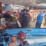 Sejumlah alat utama sistem ketangguhan bencana dipamerkan dalam peringatan Hari Relawan Internasional 2023 di Kota Bogor, Sabtu (16/12). ( Yudha Prananda / Jabar Ekspres)