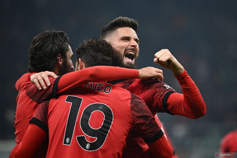 AC Milan Kokohkan Posisi di Peringkat Ketiga Setelah Menang 3-1 Atas Roma 