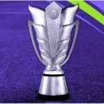 Trofi Piala Asia 2023., dapatkan link live straeming Piala Asia Cup 2023. ( Instagram @qatar2023en)