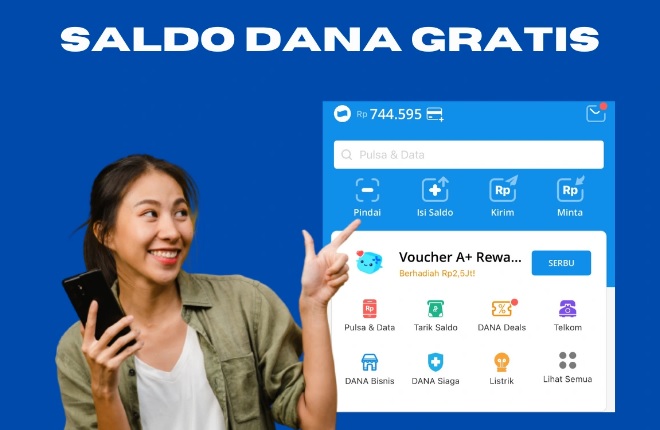 Saldo DANA gratis Rp700 ribu bakal segera cair.