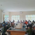 BPBD Kabupaten Bandung saat rapat koordinasi dengan beberapa stakholder jelang pemilu 2024 mengantisipasi lokasi TPS rawan bencana. Foto Dok BPBD Kabupaten Bandung
