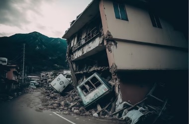 Kerusakan akibat gempa, simak apa saja yang harus dilakukan agar selamat saat gempa. (freepik)