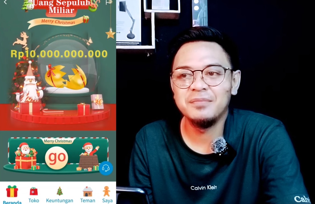 Aplikasi Penghasil Uang Maersk Scam, sebuta influencer Anggi dari Channel youtube @Anggi Euy