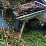 Puluhan rumah di dua dusun Desa Sukaresmi, Kecamatan Rongga, KBB rusak akibat diterjang bencana pergerakan tanah. Rabu (17/1). Foto istimewa