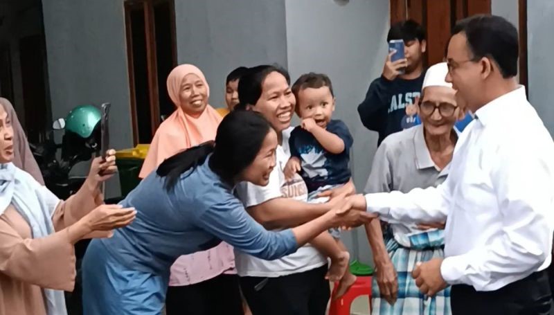 Anies Baswedan Pamit ke Tetangga Sebelum Debat Pilpres