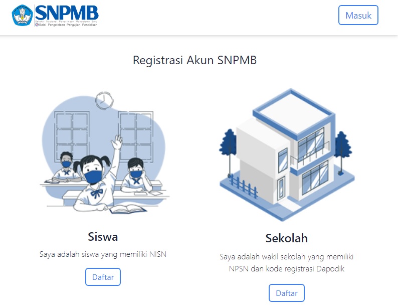 Jadwal Pembuatan Akun SNPMB 2024, Cek Buat Akun SNBT untuk Gap Year/ Tangkap Layar Portal SNPMB