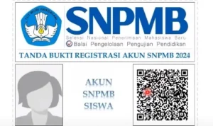 Contoh Akun SNPMB Siswa 2024/ Tangkap Layar YouTube SNPMB BPPP