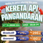 Harga Tiket dan Jadwal KA Pangandaran Gambir, Bandung, Banjar PP!