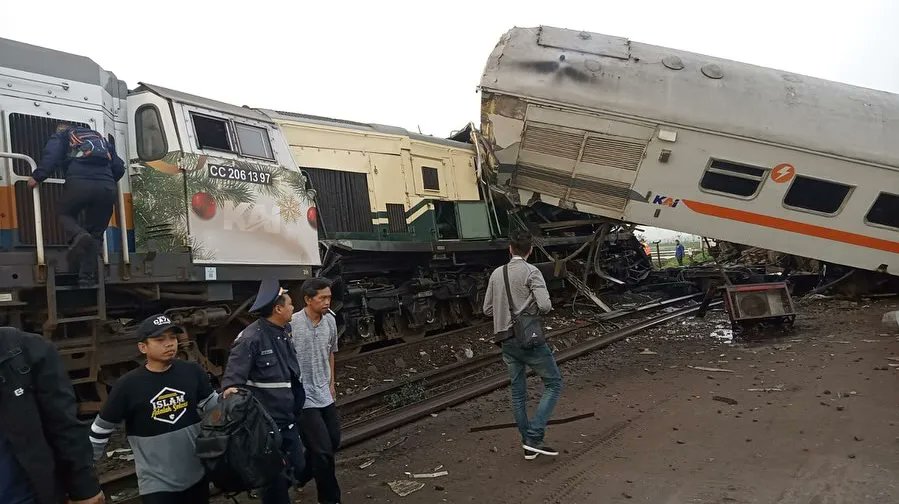 Update Kecelakaan Tabrakan KA Turangga dan KA Bandung Raya, Total Korban 24 Meninggal Dunia 3 Orang