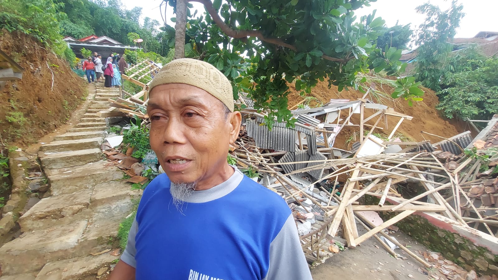 Kisah Mauludin Korban dari Bencana Longsor di Cibadak Sukabumi