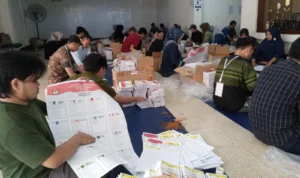 Ribuan Surat Suara DPR RI dan DPRD Provinsi di Kota Bogor Rusak