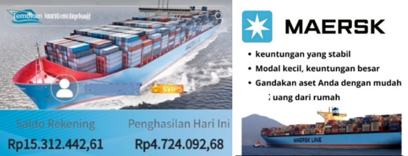 Ini Dia Cara Kerja Investasi Palsu di Balik Aplikasi MAERSK