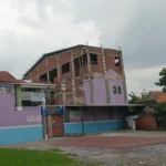 Bangunan SD Al Ihsan yang mendapatkan penolakan dari warga sekitar, Kecamatan Arcamanik, Kota Bandung.