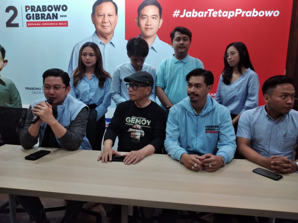 Visbro Jabar deklarasikan dukungan untuk Prabowo Gibran, Minggu 7 Januari 2024.