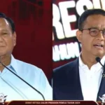 EL CHEF: Anies Baswedan menyinggung perihal Menhan RI, Prabowo Subianto, saat Debat Capres Ketiga, Minggu 7 Januari 2024.