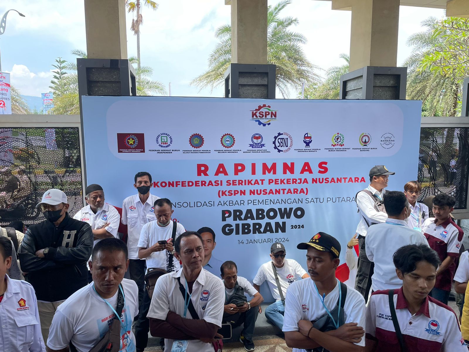 Konfederasi Serikat Pekerja Nusantara Gelar Rapimnas Nyatakan Dukungan ke Prabowo Subianto