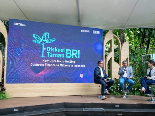Diskusi Taman BRI “How Ultra Micro Holding Connects Finance to Millions in Indonesia”/ Dok. Humas BRI