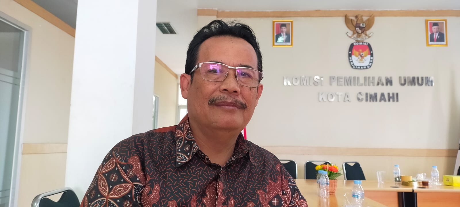 Doc. Djayadi Rachmat, Ketua Divisi Perencanaan Data dan Informasi KPU Kota Cimahi (mong)