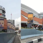 Penampakan Videotron Anies Baswedan di Grand Mall Metropolitan Bekasi, Selasa 16 Januari 2024.