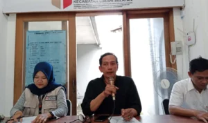 Kampanye: Divisi Penanganan Pelanggaran dan Penyelesaian Sengketa pada Panwascam Cimahi Selatan, Trie Endah Julianti, Minggu 28 Januari 2024.