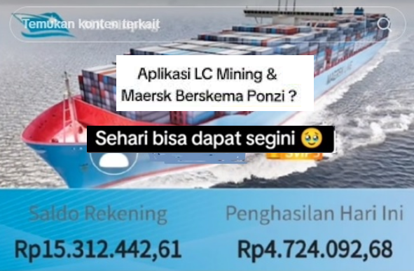 Ciri-Ciri Aplikasi yang Berpotensi Scam Salah Satunya Investasi Maersk