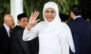 Gubernur Jatim, Khofifah Indar Parawansa siap menangkan Prabowo-Gibran di Pemilu 2024.