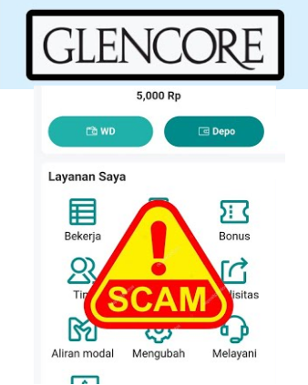 Berhati-Hati! Keuntungan Aplikasi Glencore Skema Piramida