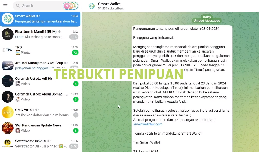 UPDATE TERBARU! Smart Wallet Muncul dengan Domain Baru, Jadi Jebakan??